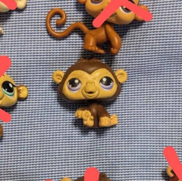 Monkey / chimp baby bunch - lot as is. 1551, 415, 1552, 359, 223, 359, 1347 - Picture 1 of 6